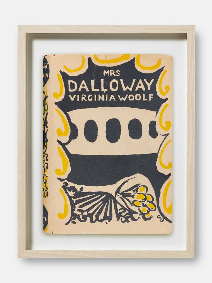 Mrs. Dalloway by Virginia Woolf Book Cover Print for wholesale by The Curious Desk