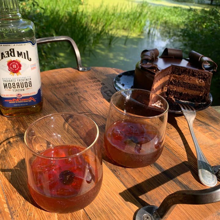 Vintage Bourbon Platter for wholesale by Provence Platters