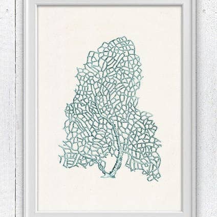 Sea fan coral no.06-Seafan in seafoam for wholesale by PRRINT!