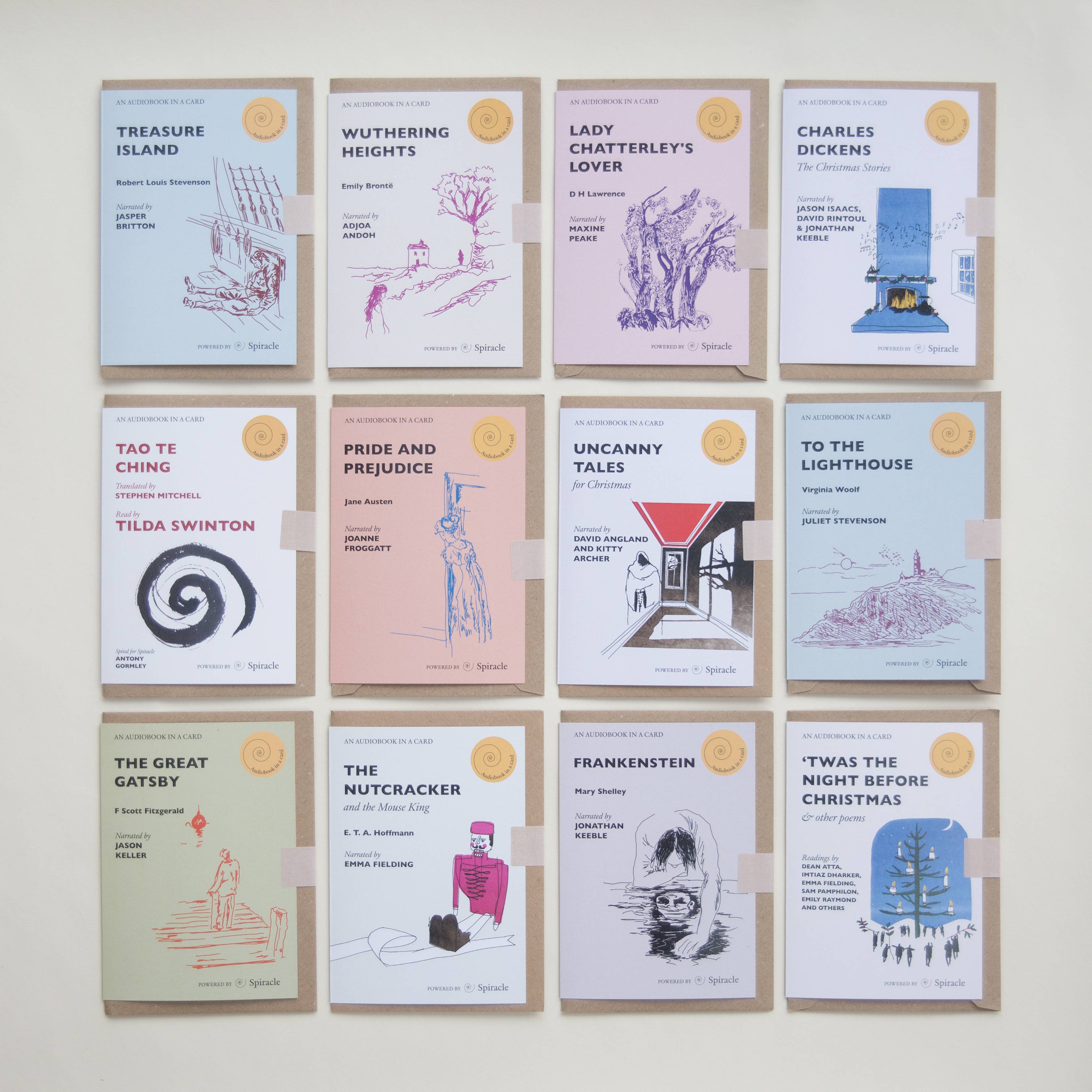 Spiracle Audiobooks – wholesale Everyday greeting card – Audiobook in a Card: The Great Gatsby7