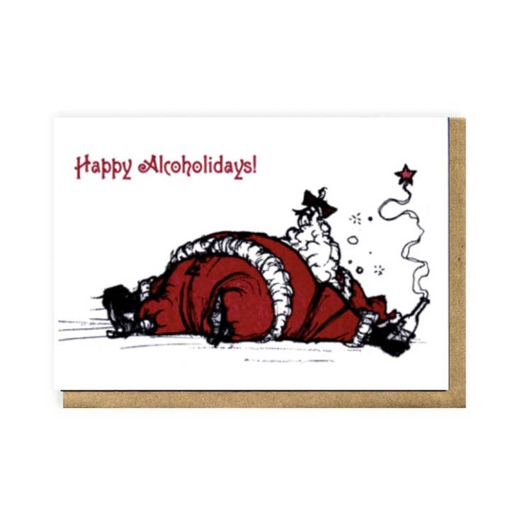 Happy Alcoholidays for wholesale by Blue Barnhouse