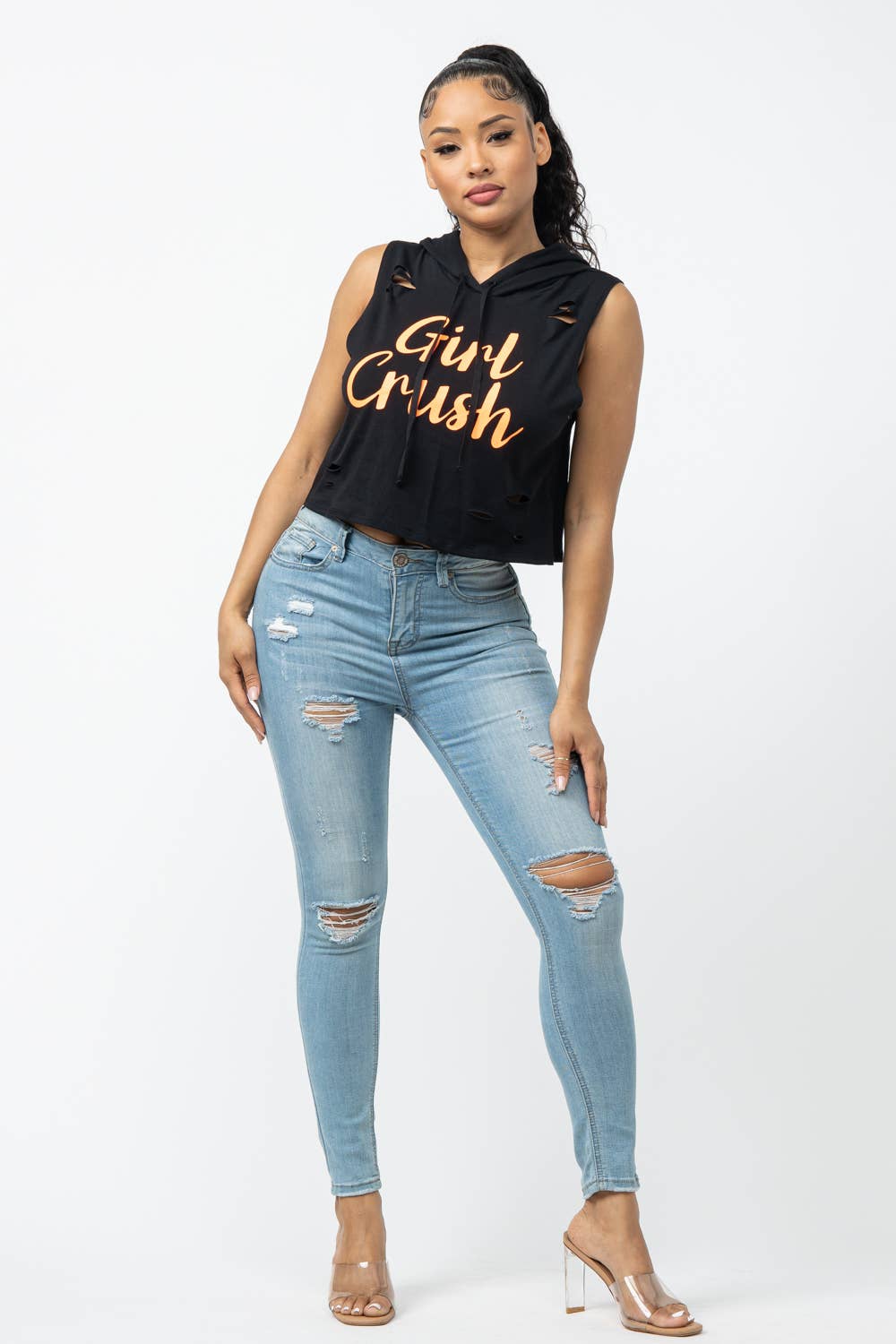 Julia by LoveJ - Wholesale Hoodie - Women's - Front Screen Laser  Drawstring Hoodie Top19