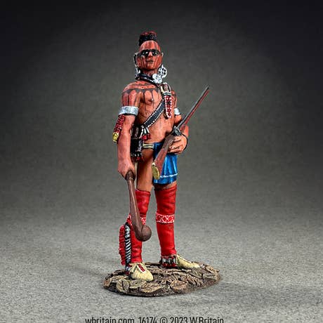 16174 - L'art de la guerre, guerrier indien shawnee, 1750-1780 pour la vente par W.Britain Model Figures
