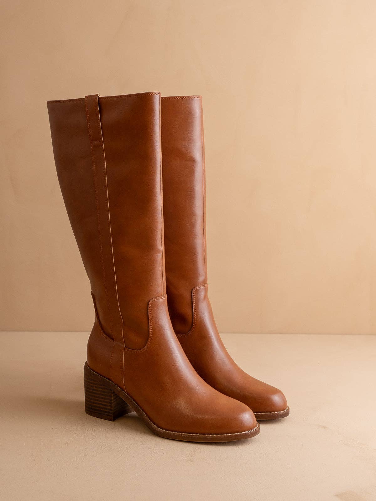 The Harriet | Brown Tall Riding Boot for wholesale on Faire3