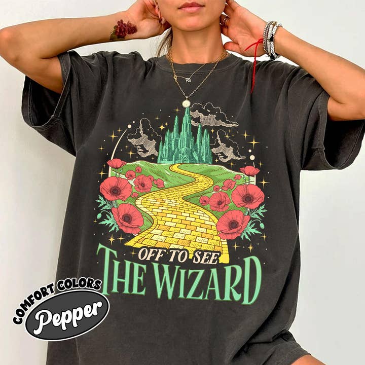 Yellow Brick Road Comfort Colors Shirt, Fairy Tale Sweater and other Purchase Wholesale glaskaraffe. Free Returns & Net 60 Terms on Faire trending on Faire.