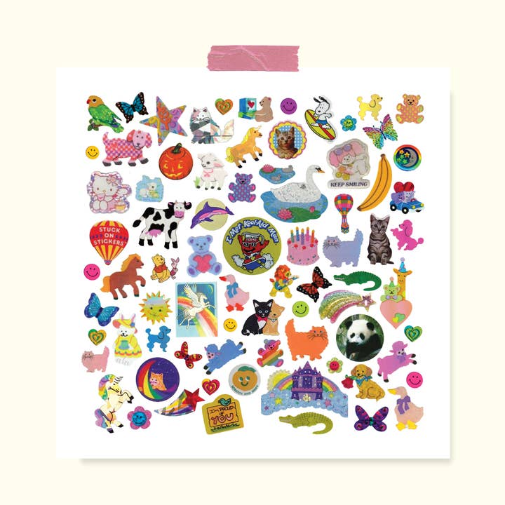 Sticker Collection Art Print for wholesale by Riley Grae