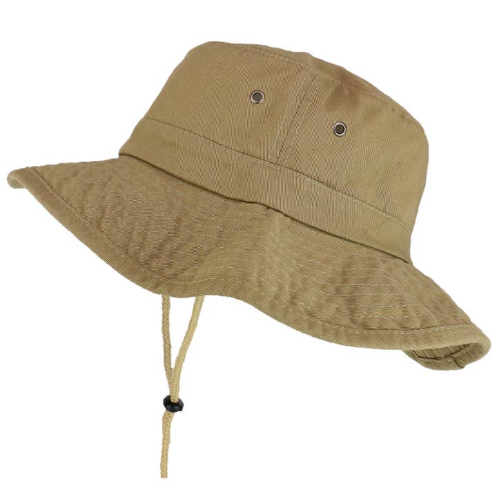Trendy Apparel Shop - Wholesale Bucket hat – Unisex - Oversize Large Brim 100% Cotton Outdoor Boonie Hat3