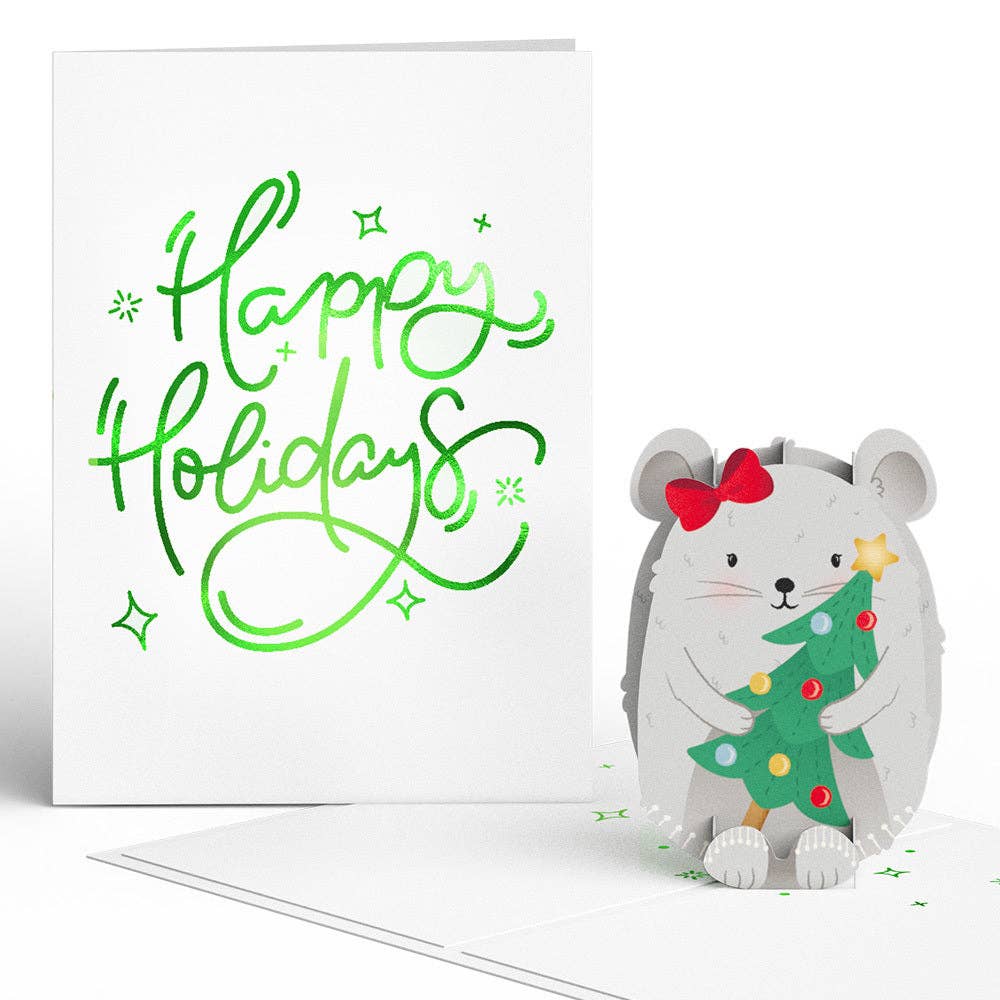 Lovepop Cards - Wholesale Everyday Greeting Card - Sparkling Winter Village: Tinypop™ Mini Card Set 2 x 2.8"8