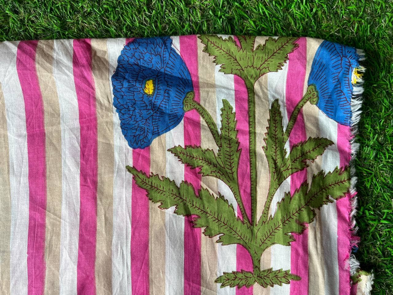 GYPSY STUDIO - Wholesale Fabric Paint - Jaipur Floral Print Dressmaking Cotton Fabric Women Clothing