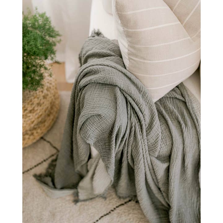 Woven Stories - Wholesale Throw Blanket - Cocoon Cotton Reversible Throw Blanket10
