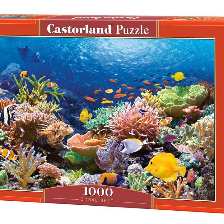 Puzzle de 1000 pièces, poissons de récifs coralliens, vie marine, océan, puzzle pour adultes, Castorland C-101511-2 pour la vente par CASTORLAND by Bridge Toys