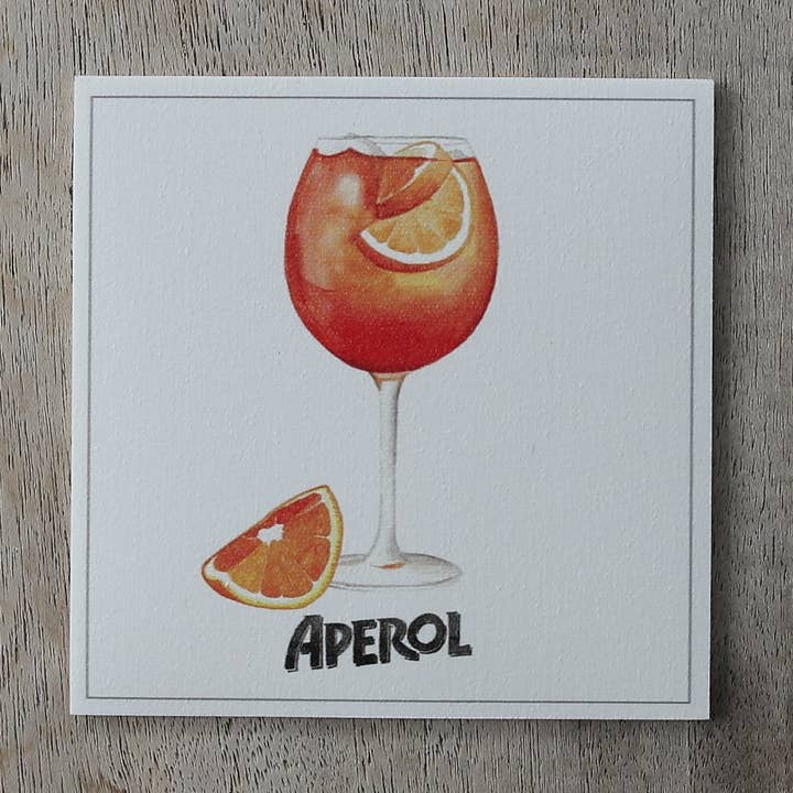 Collection Spritz - Sous-verres de Vinyle (4) -Spritz Aperol for wholesale by Maison Lorrain