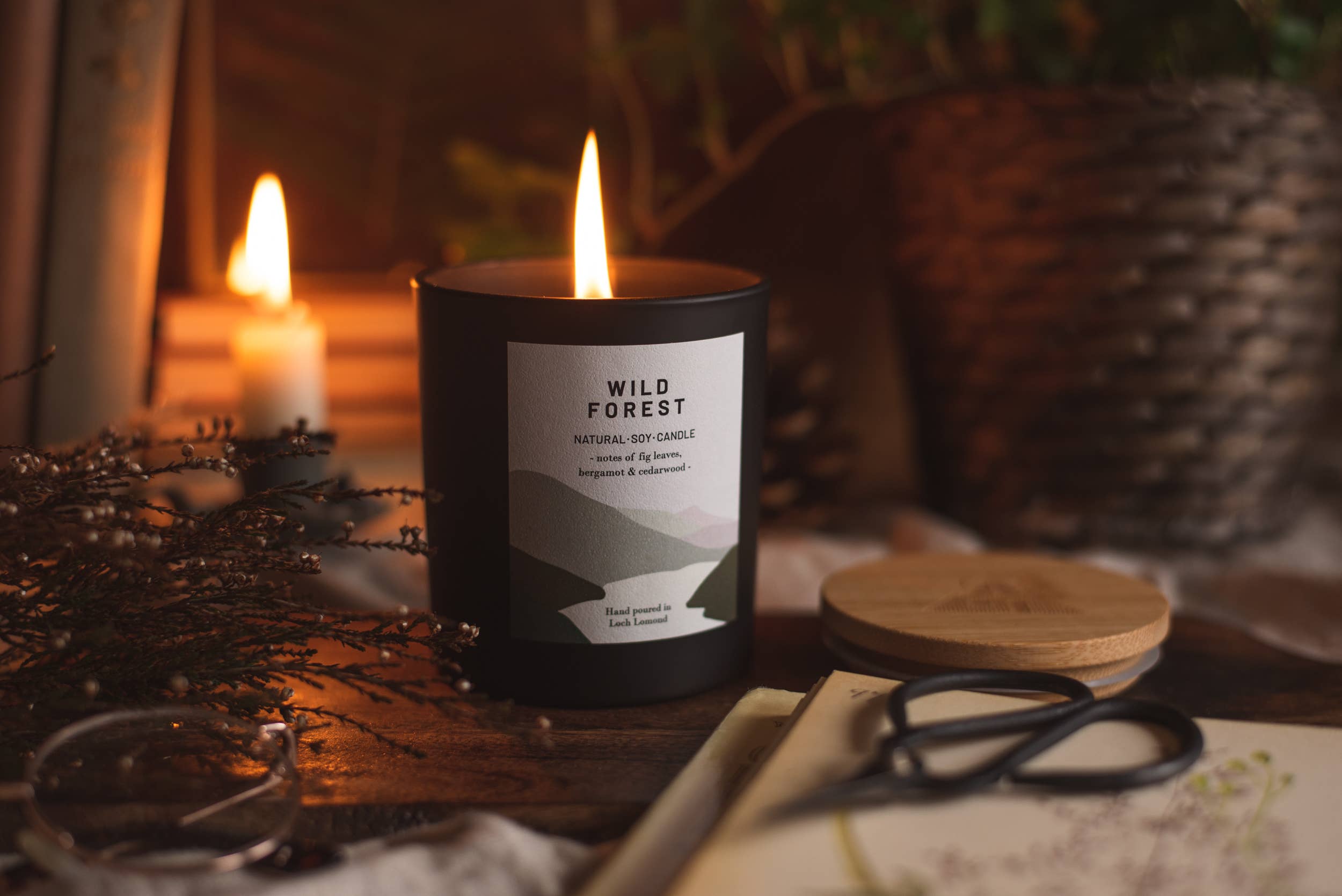 Ocoee House – wholesale Jar/filled candle – Wild Forest, Organic & Vegan Scented Candle | Ocoee House9