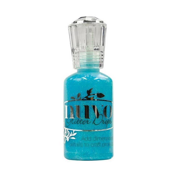 Nuvo - Gotas de purpurina - Blue Lagoon - 753n para venta al por mayor de Tonic Studios