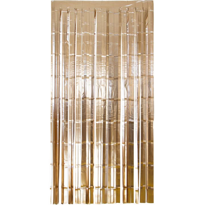 Party Curtain - Matt Gold - 1 x 2 m for wholesale by Folat BV