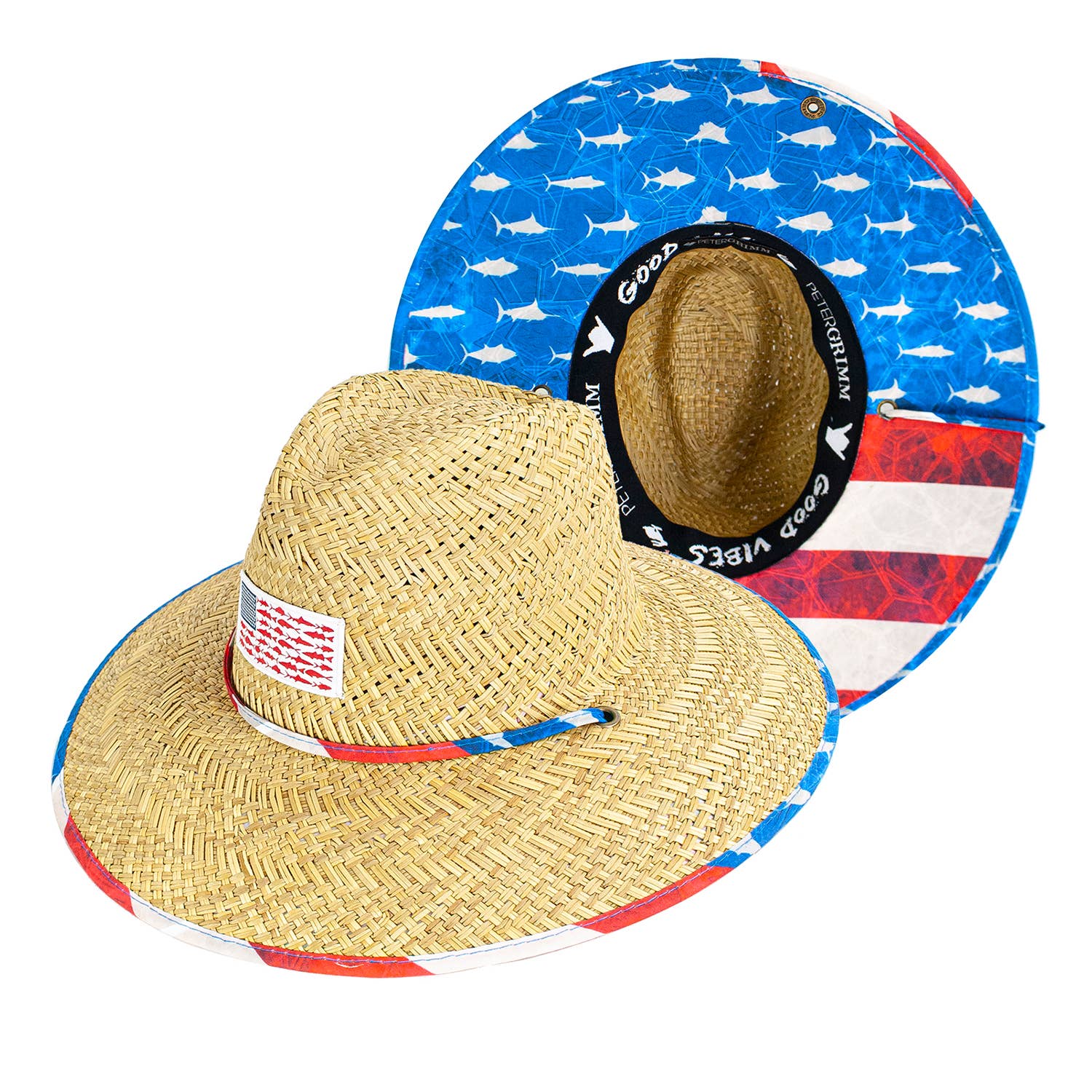 Peter Grimm - Wholesale Straw Hat - Unisex - Loyalist Straw Lifeguard Hat0