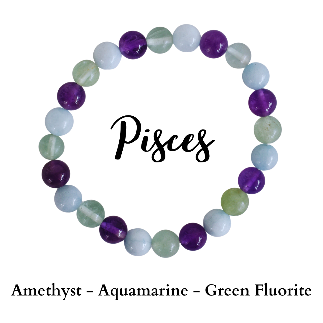 Soothing Crystals – Pulseira de missangas por atacado – Pulseira do Zodíaco | Virgem | Pulseiras de Pedras Curativas14