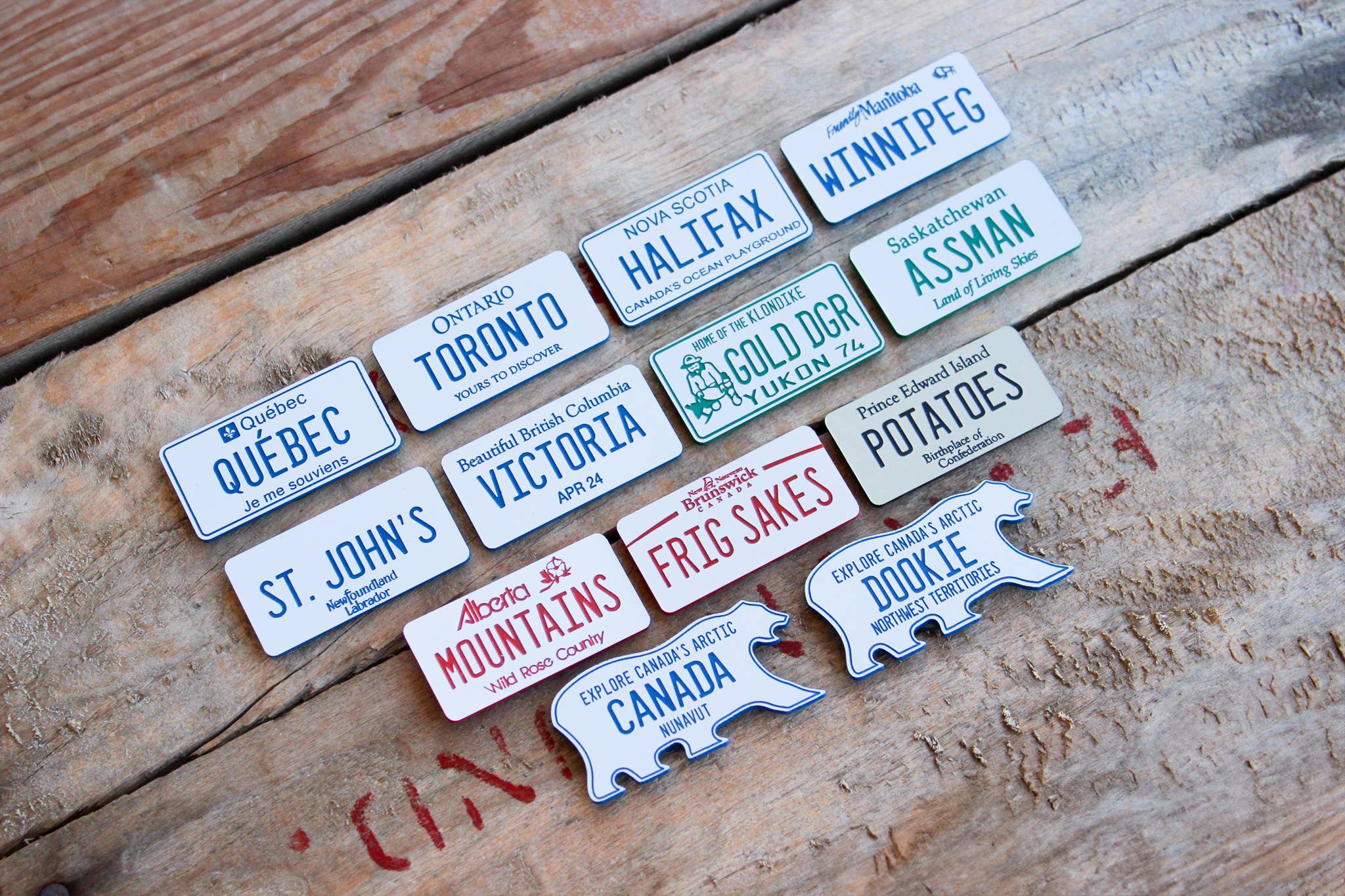 The Laundry Room Shop - Vente Aimants - Magnet en plastique gravé personnalisé et personnalisable - Canada10