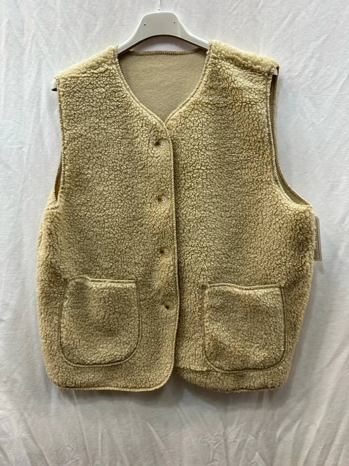 Mimi & Gogo - Vente Veste sans manches – femme - Gilet moumoute sans manches @6108_GiMoumoute