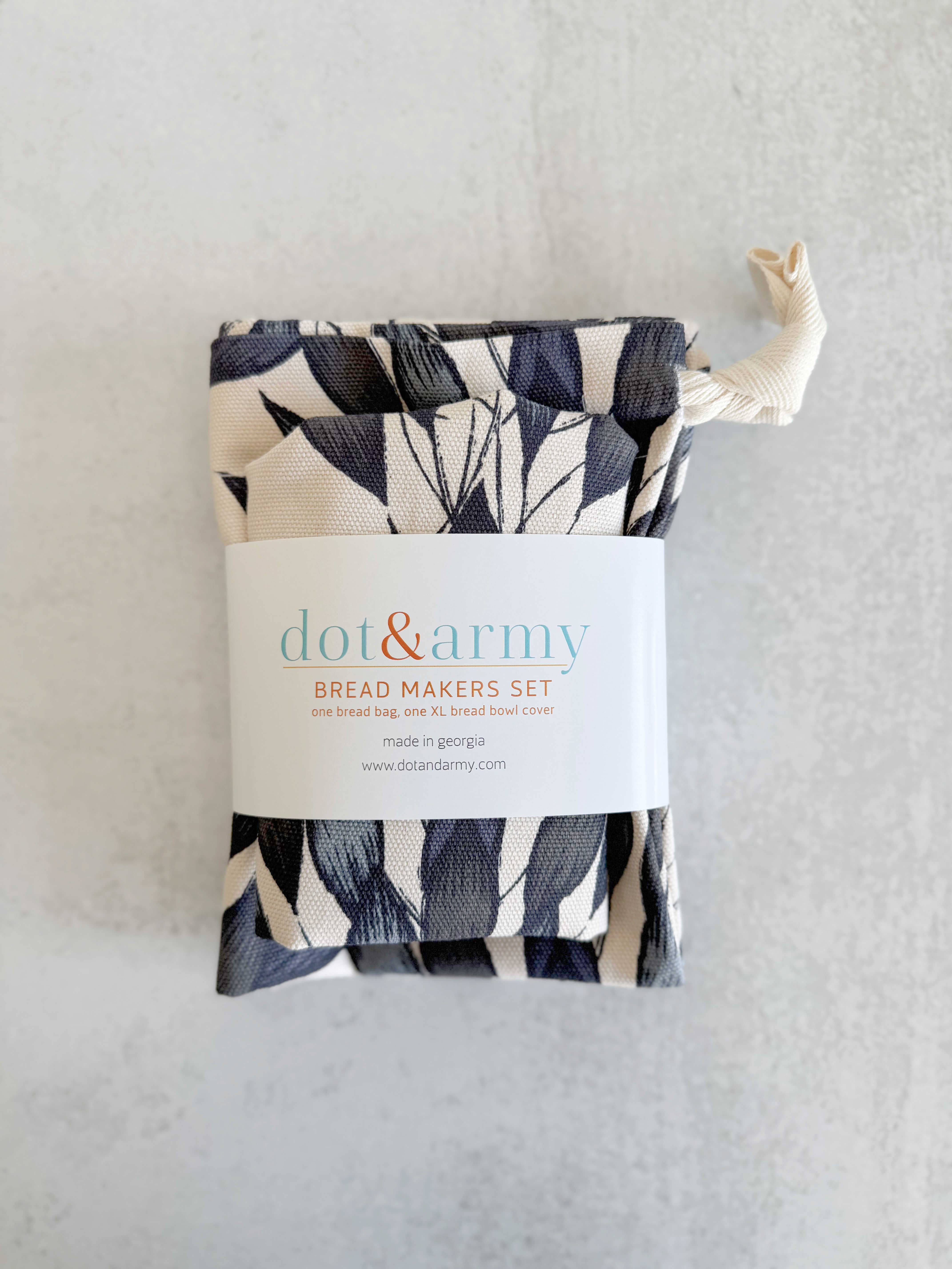 Dot and Army - Vendita all'ingrosso Involucro/sacchetto per alimenti - Set Macchina del Pane Foglie Spazzolate - sacchetto per il pane e copertura2