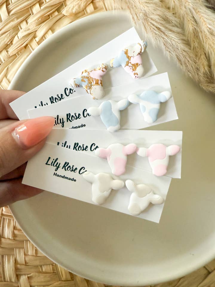 Cow Studs for wholesale by Lily Rose Co.