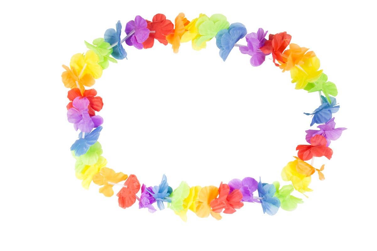 Folat - Wholesale Costume - Women's - Multicoloured Hawaiian Flower Lei1
