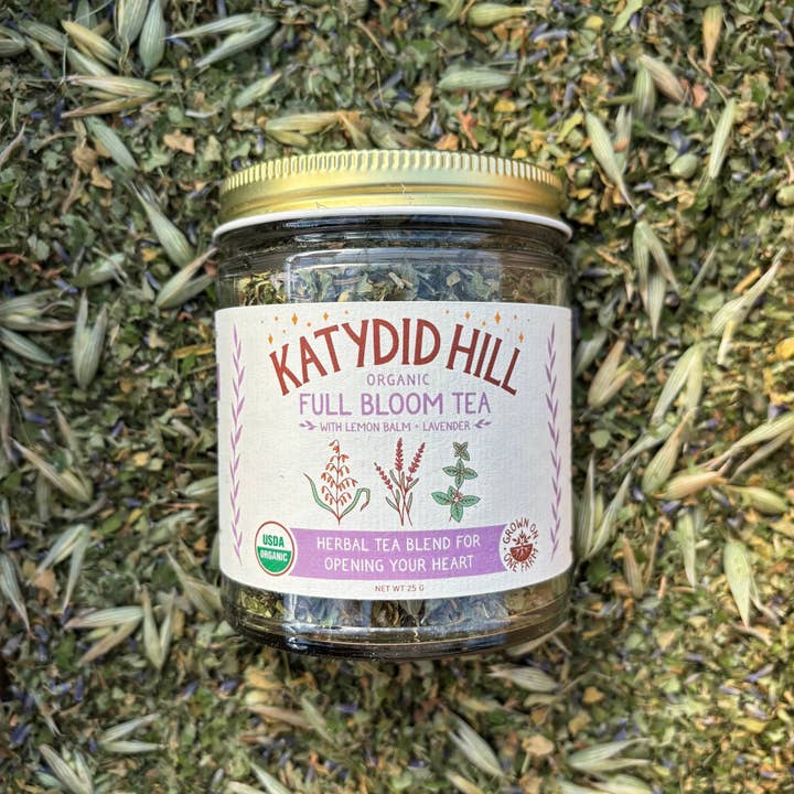 Katydid Hill Farm - Wholesale Loose Tea - Full Bloom Tea - organic herbal tea blend