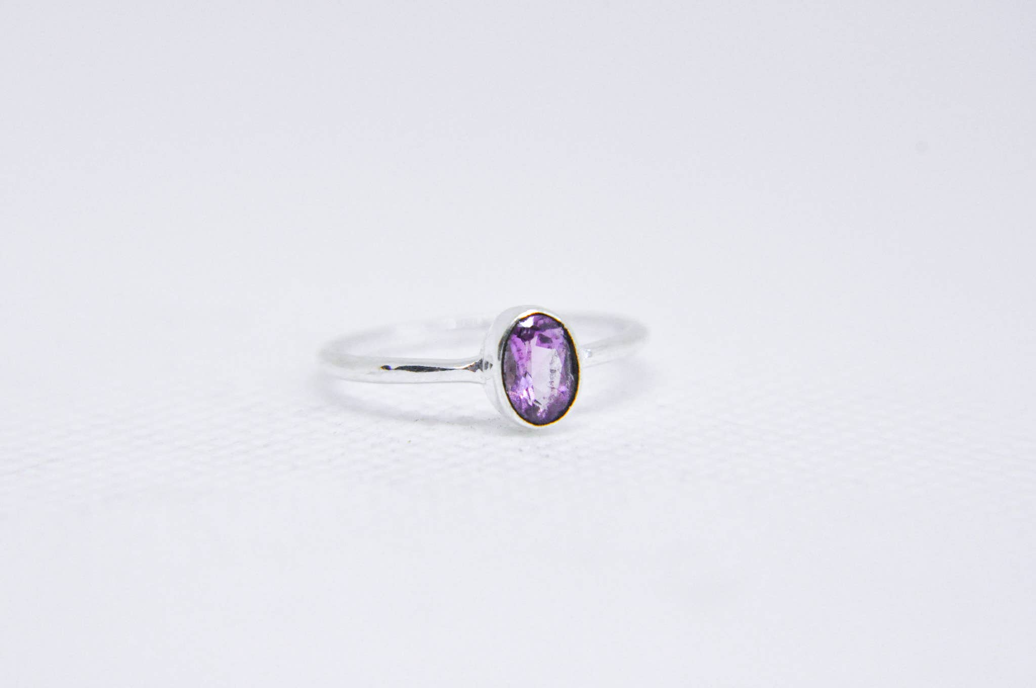 Zumki - Wholesale Single Stone/Solitaire Ring - Simple and Minimal Natural Gemstone Silver and Brass Ring8