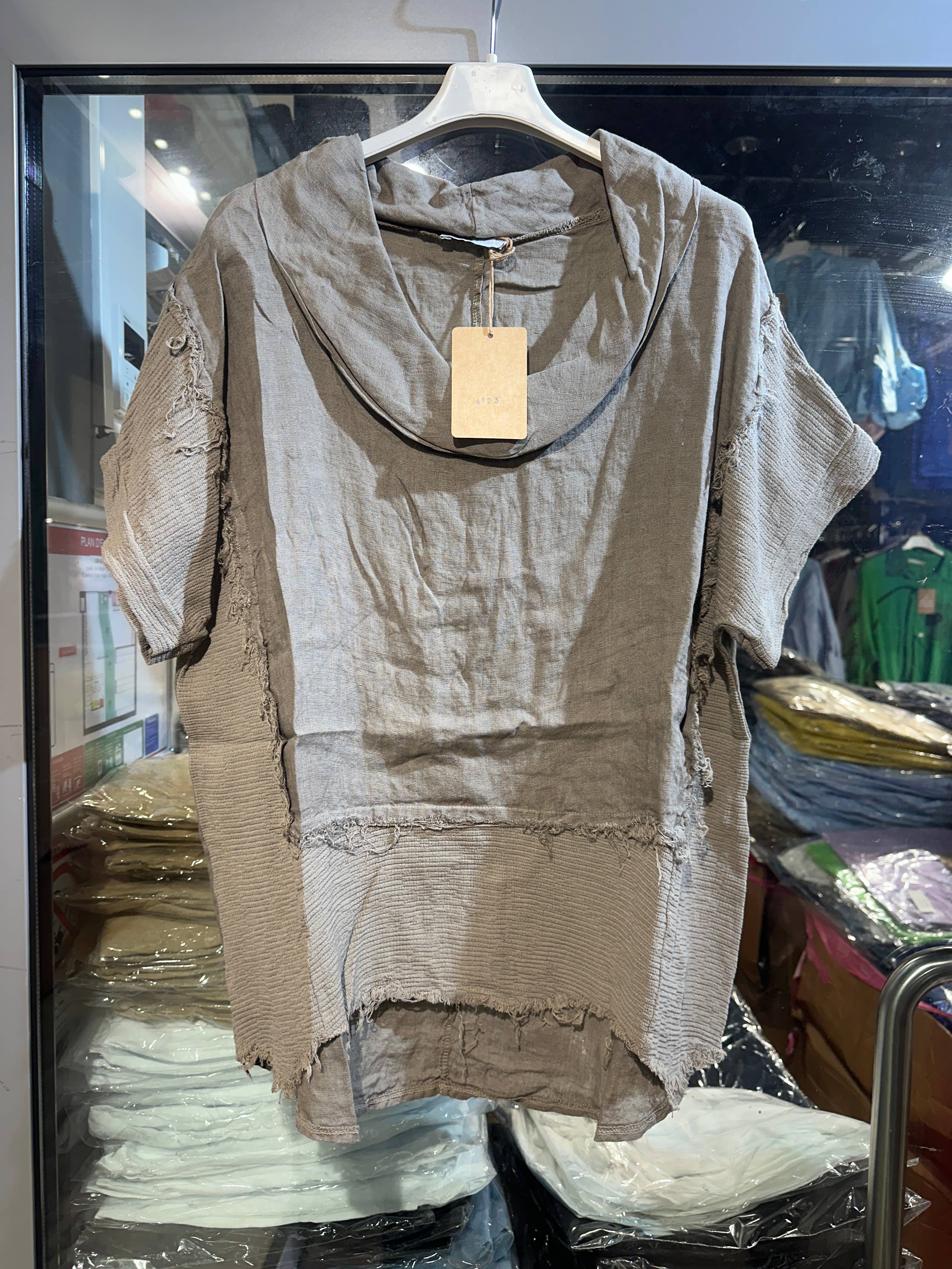 LÉA & LUC – Großhandel Bluse – Damen – 100 % Leinenbluse REF. 462318