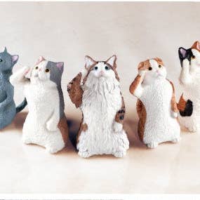 BCmini - Wholesale Decorative Figurine - Saluting Cats Blind Box