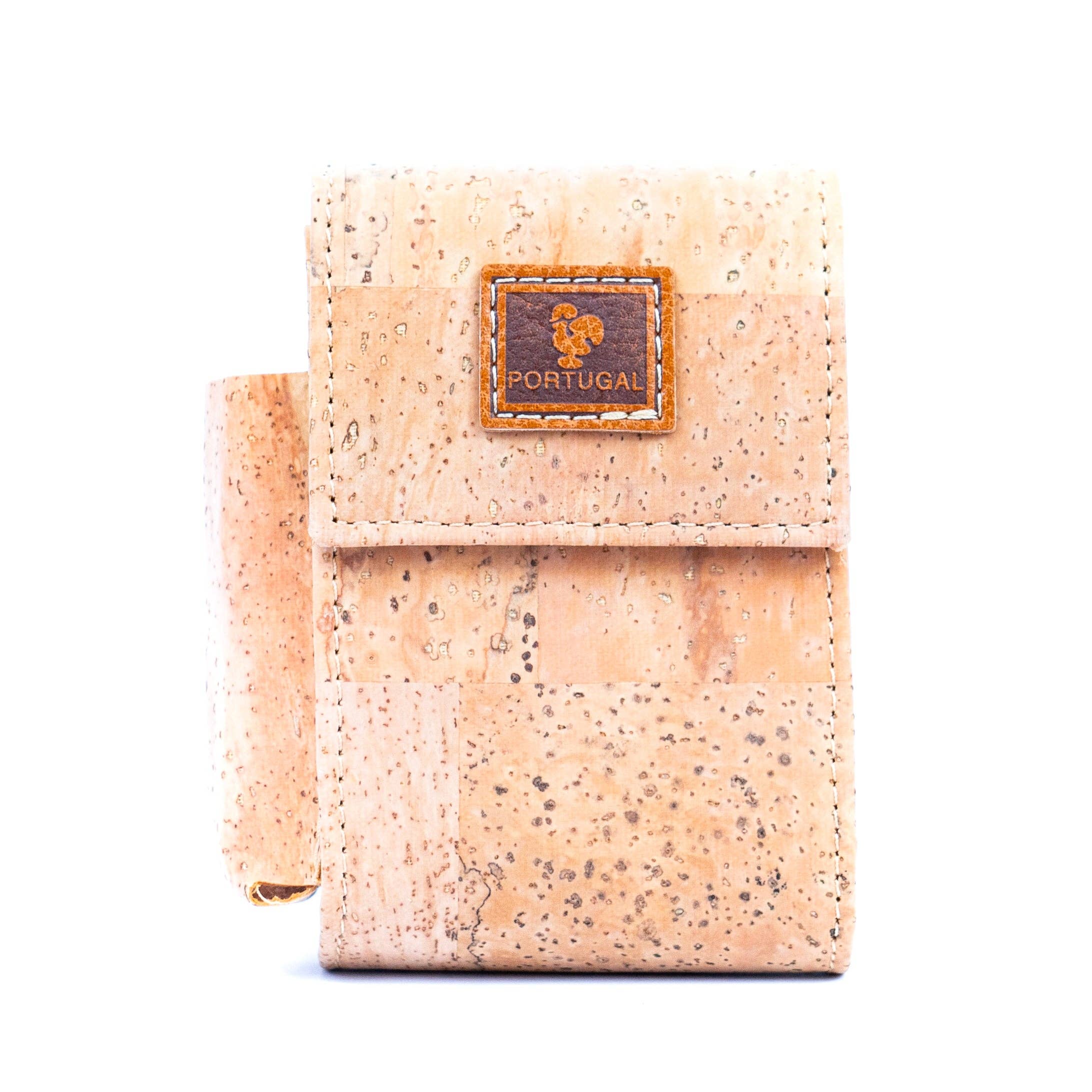 Meninas Bonitas Cork - Wholesale Cigarette Case - Floral Print Cork Cigarette and Lighter Holder BAGD-313A-MIX-6（6units）3