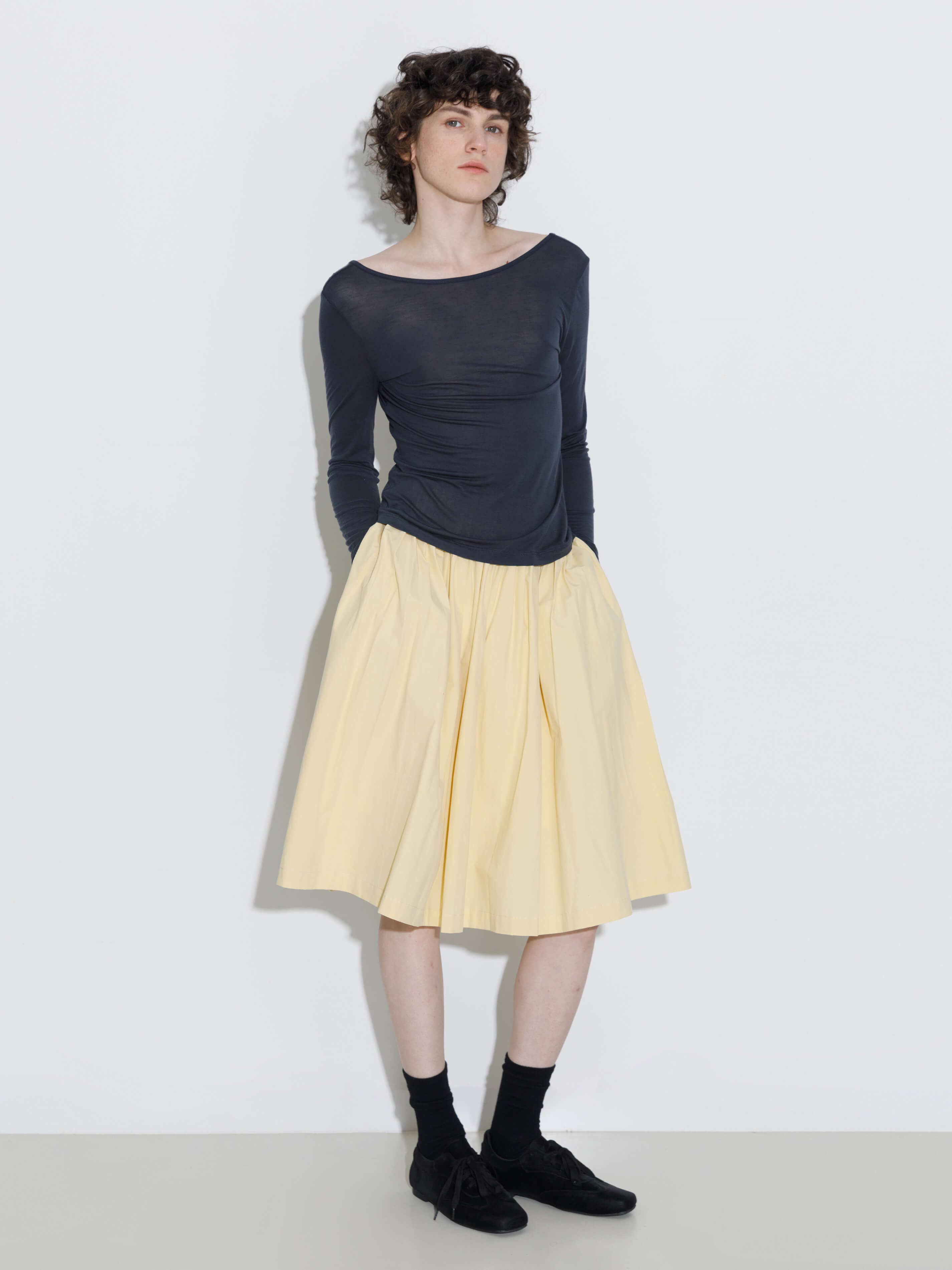 CUBIC - Wholesale Knit Top - Women's - Backless Deep U-Neck Sheer Knit Top6