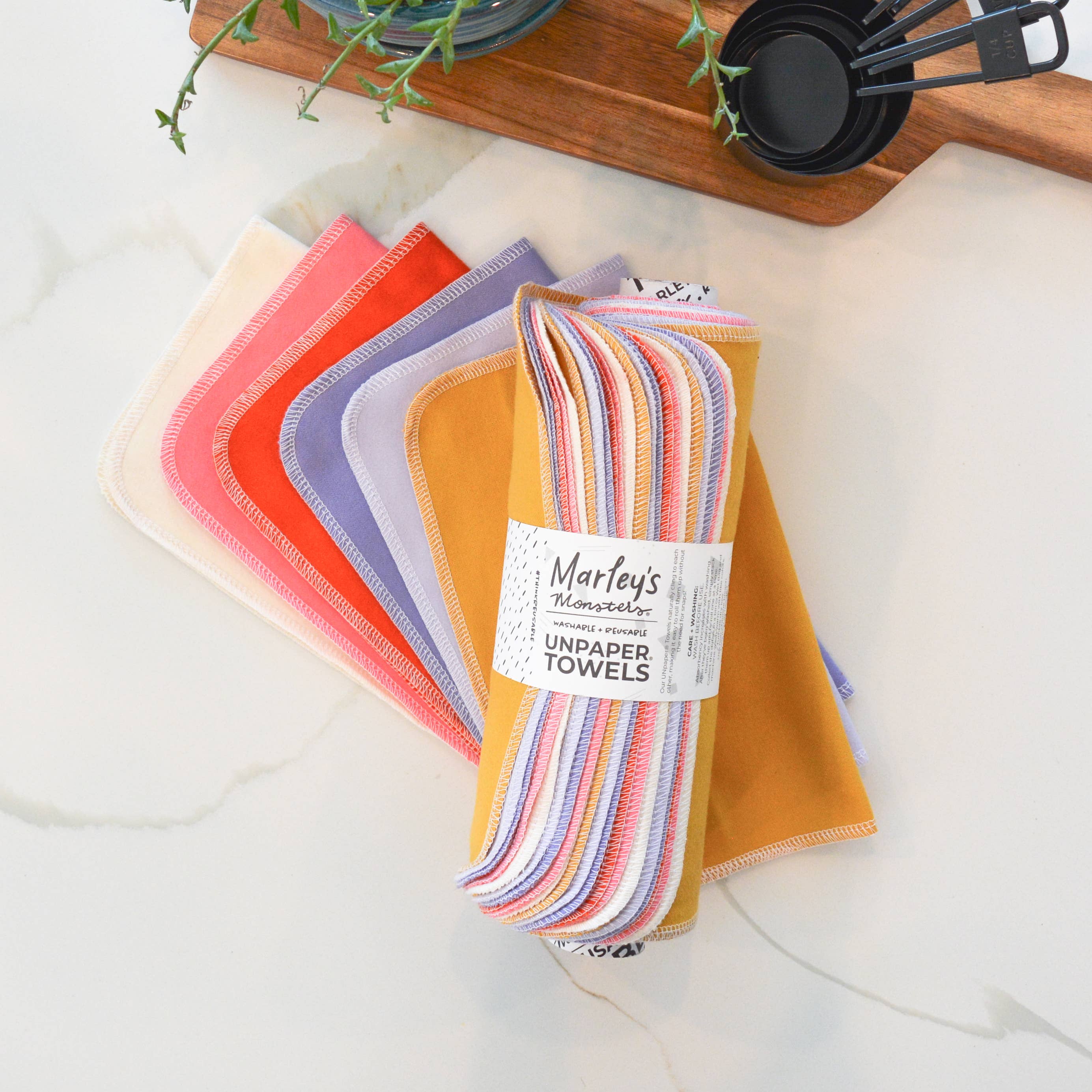 Marley's Monsters – wholesale Paper towels – Stockist Bundle Set of 6 rolls UNpaper® Towels: Spec. Colors10