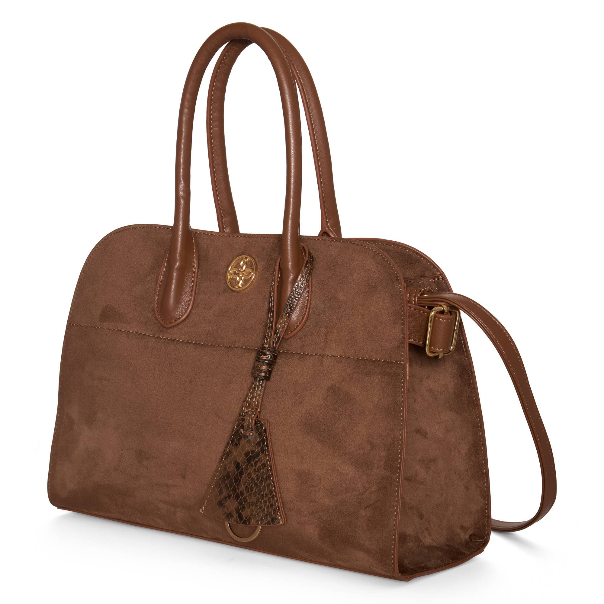 Like Dreams - Wholesale Top Handle Bag - Women's - Aurora Suede Tassel Satchel  Chic Top Handle Handbag Purse 5