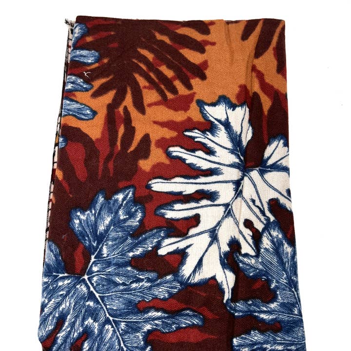 LINETA - Wholesale Scarf - Women's - CD-5 Soft scarf with plant pattern14