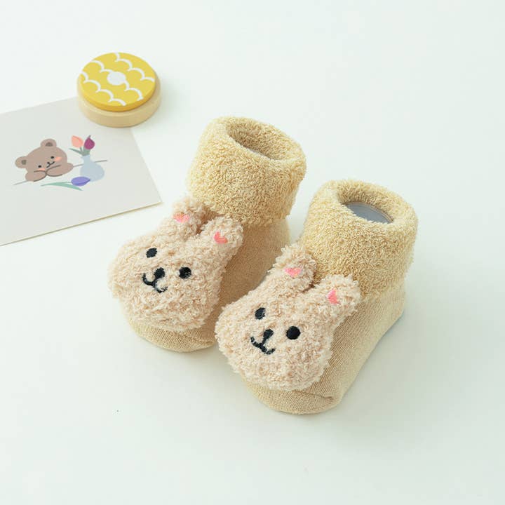 PatPat - Wholesale Socks – baby - Baby Toddler Cute Doll Terry Thick Non-slip Socks2