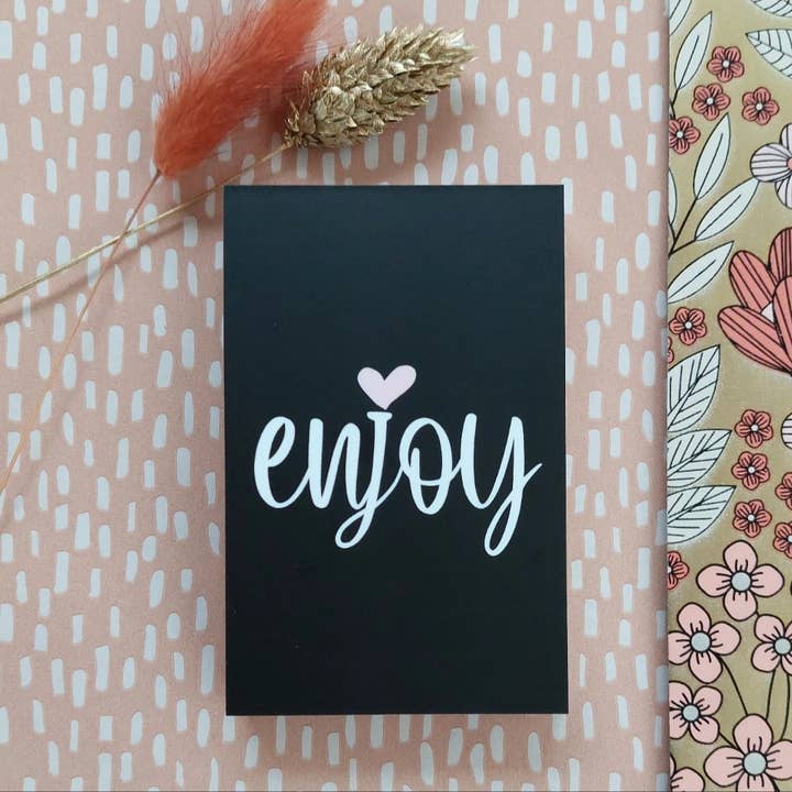 Happy Crafting - Wholesale Everyday Greeting Card - Mini Card | enjoy