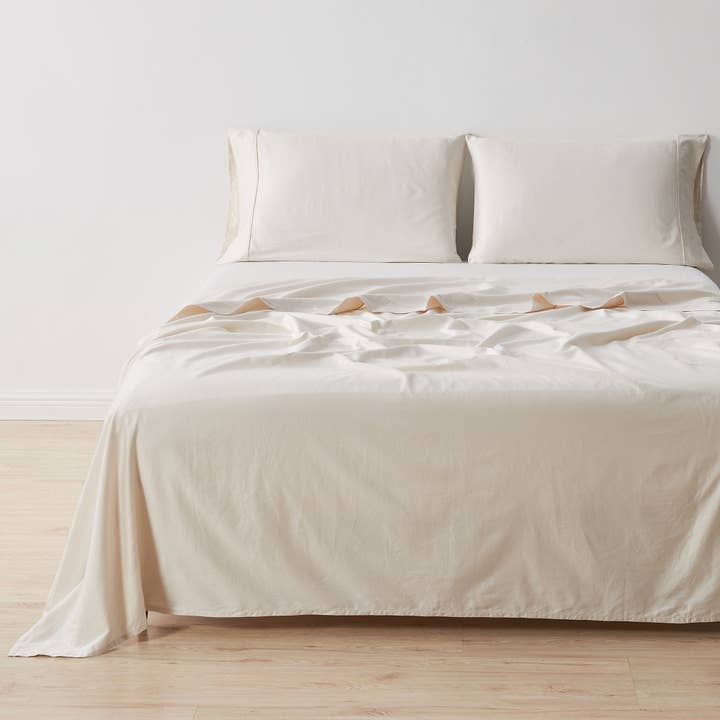 BH Collective - Wholesale Sheet Set - 100% Cotton Sateen Sheet Set - Rosalia Collection
