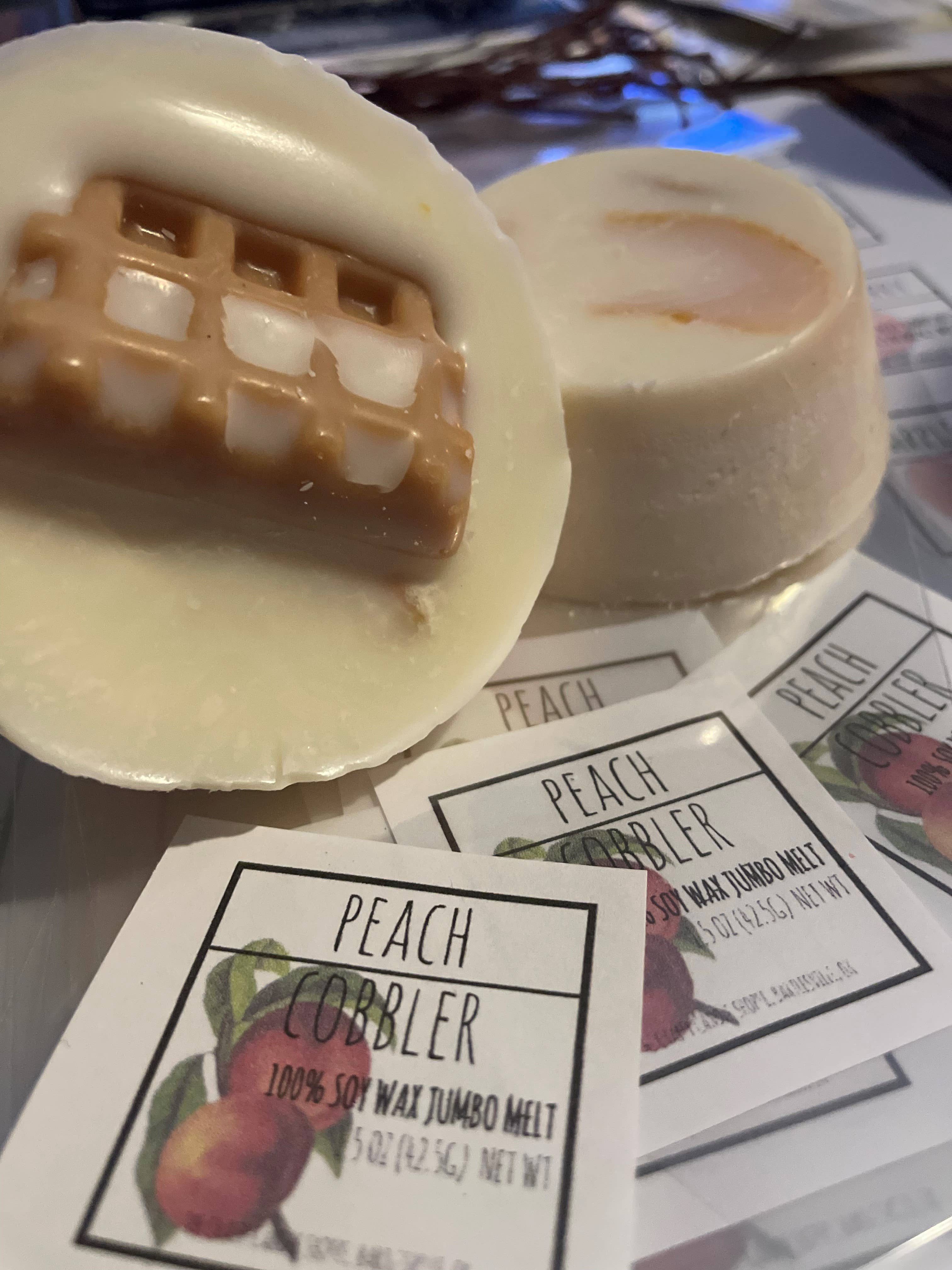 The Crafty Candle Shoppe - Vente Fondants - Cire à fondre Peach Cobbler Jumbo3