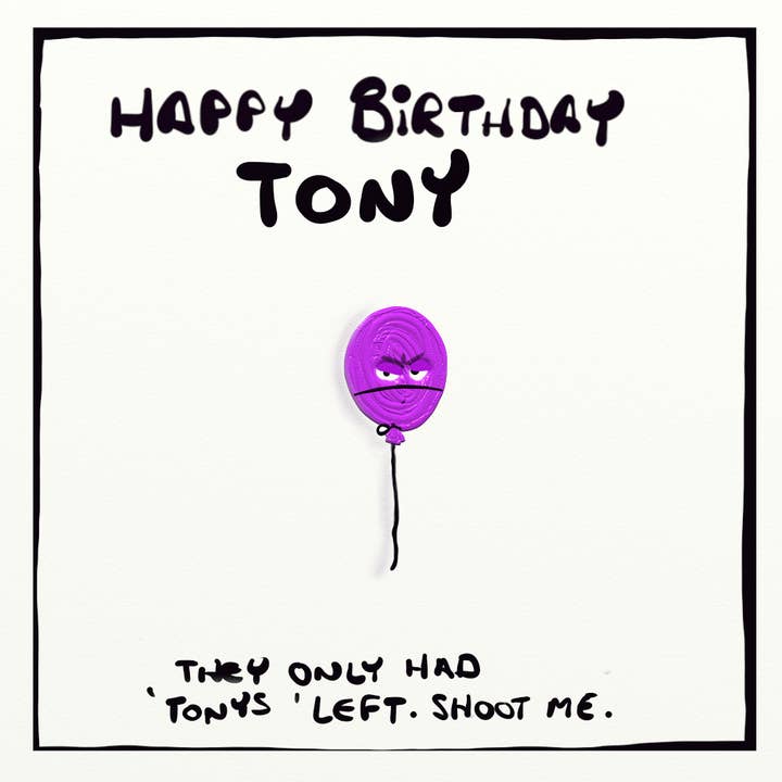 Tony pour la vente par Do Something David