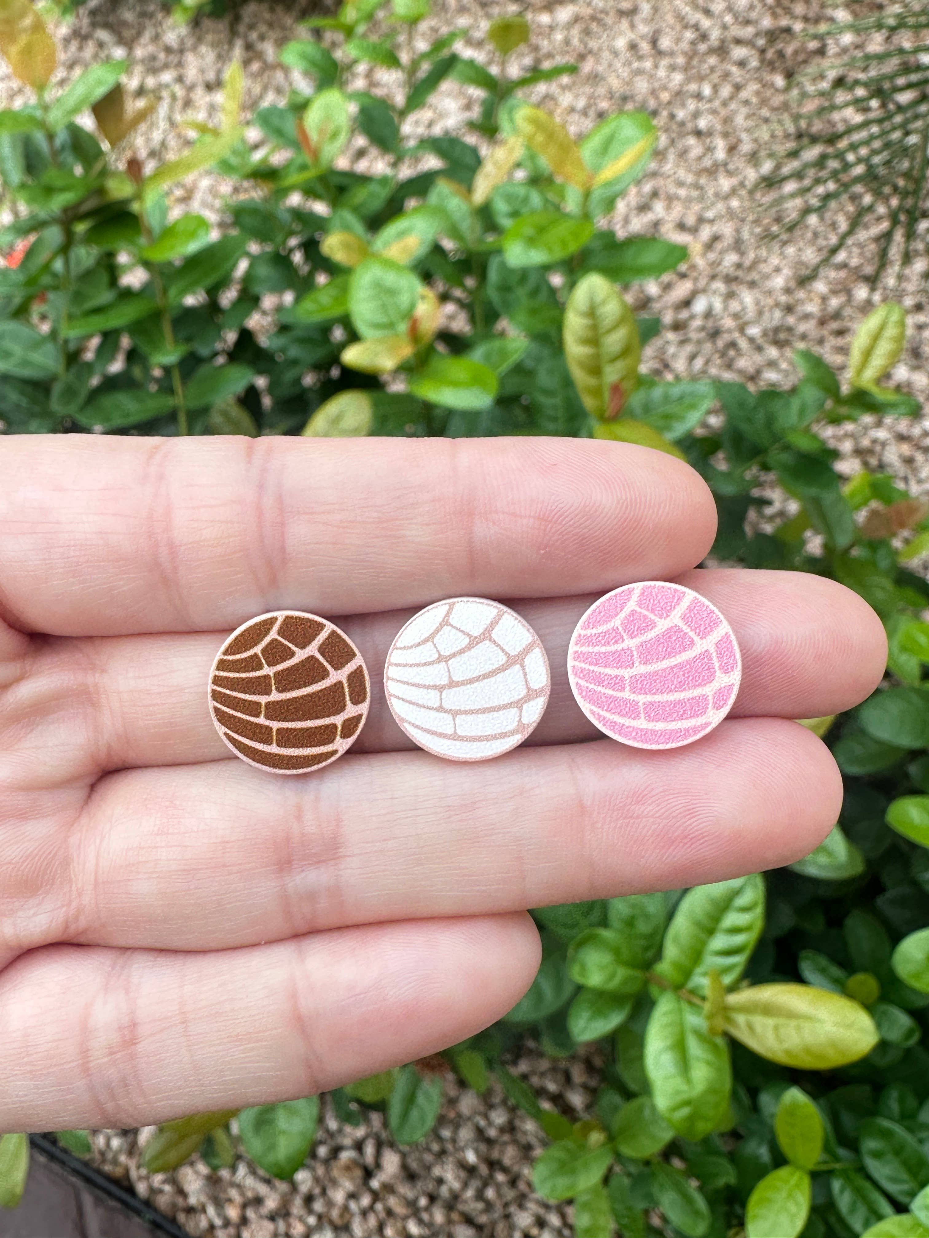 Laser & Color Designs LLC - Wholesale Stud/Post Earrings - Conchas Earrings | Food Earrings | Bread Earrings5