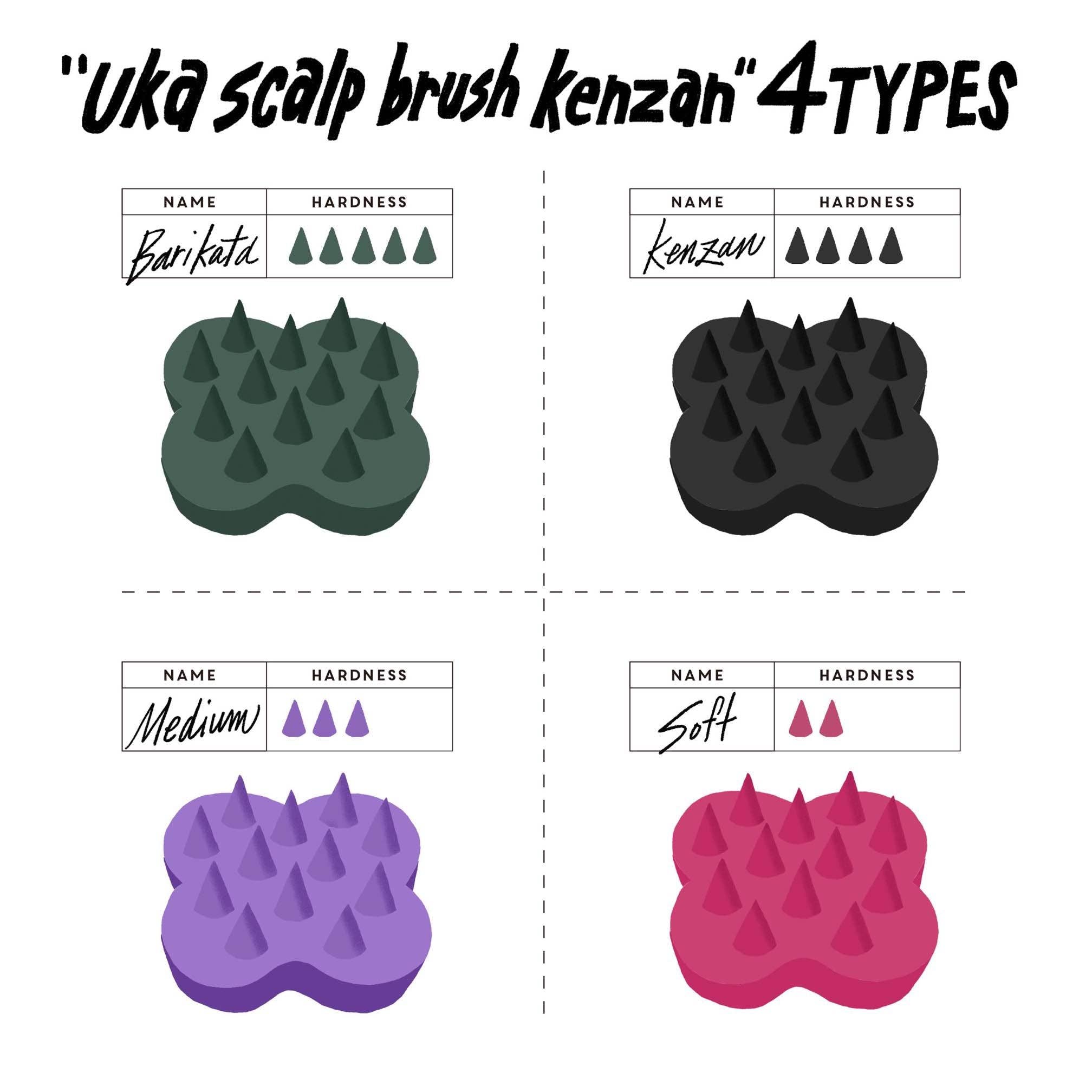 uka usa - Wholesale Hair Brush/Comb - Scalp Brush Kenzan1