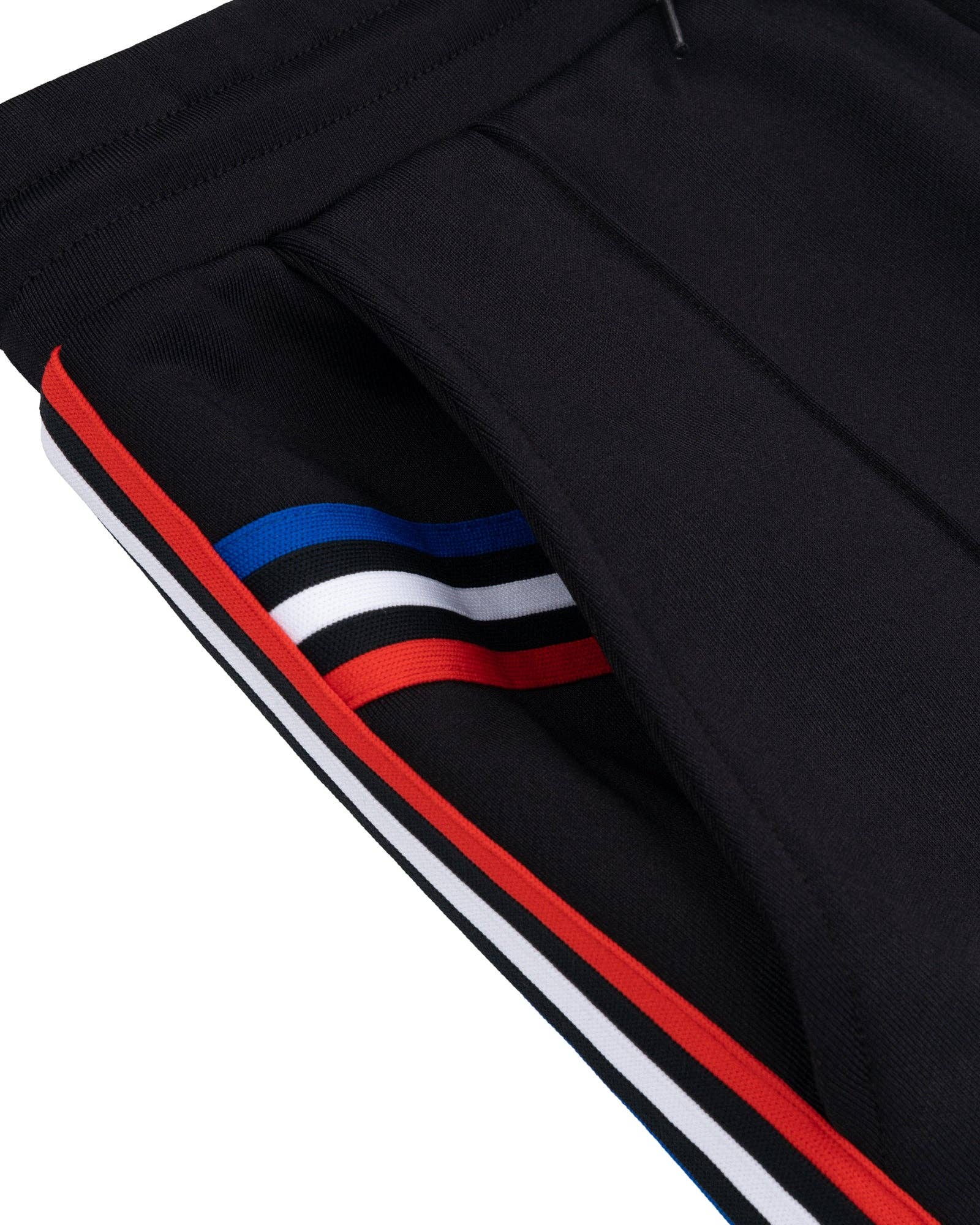 KLASSISK/SVART Klassiska Rib Stripe Retro Track Pants för wholesale på Faire5
