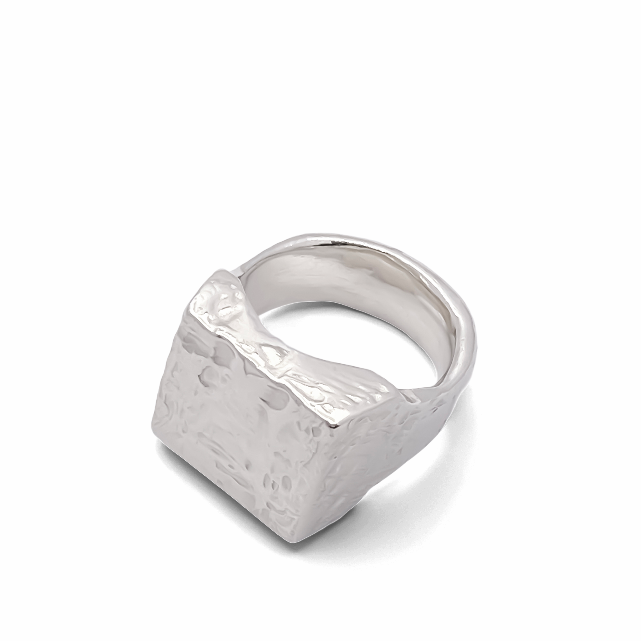 MOCA Jewellery - Wholesale Signet Ring - Textured Signet Ring8