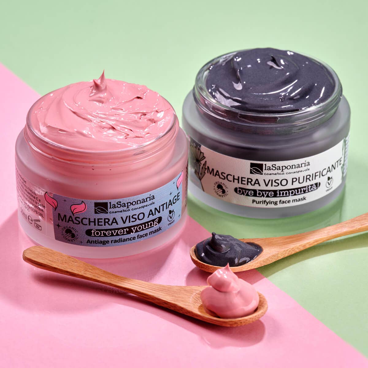 La Saponaria - Vendita all'ingrosso Maschera viso - Bye Bye Impurità - Maschera Viso Purificante (50 ml)2