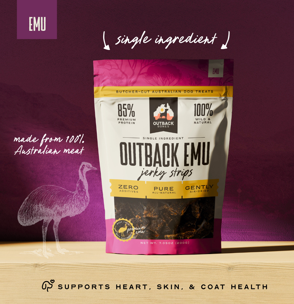 Outback Bones - Wholesale Pet Treats - Dog - Outback Emu Jerky Strips5