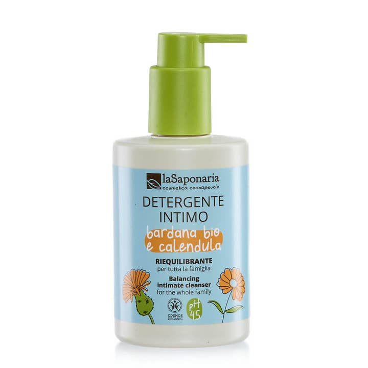 La Saponaria - Wholesale Intimate Cleanser/Wipe - Rebalancing Intimate Cleanser - Organic Burdock (250 ml)