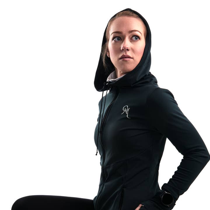 Veste haute/basse à glissière complète avec capuche - Painite pour la vente par OBSERVAMÉ