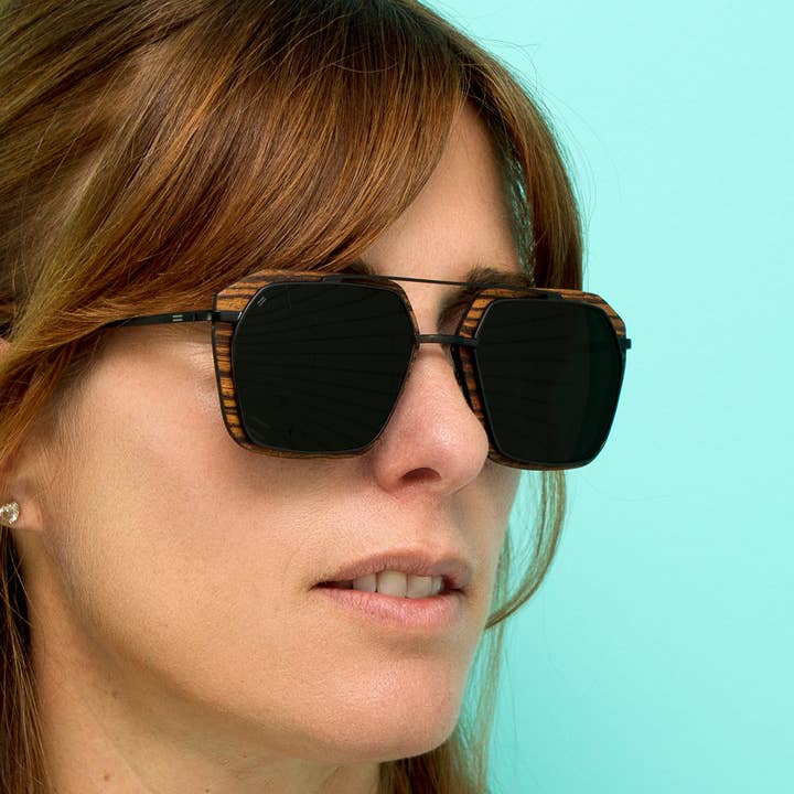 Tommy Owens - Wholesale Sunglasses - Unisex - Bal Harbour - Metal & Wood Sunglasses9