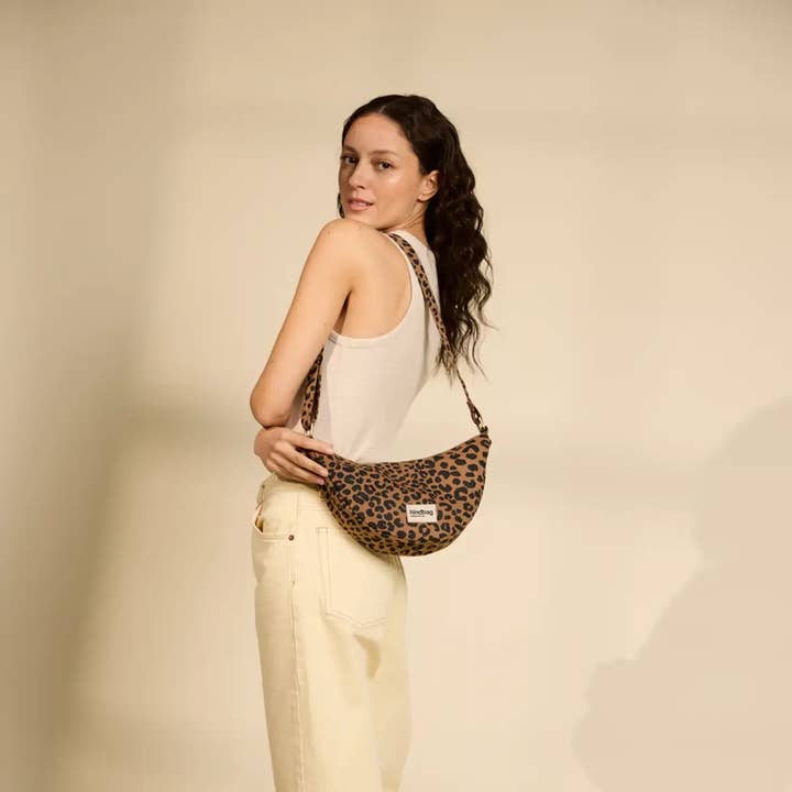 Hindbag - Wholesale Belt Bag - Women's - Andrea Leopard Cinnamon fanny pack0